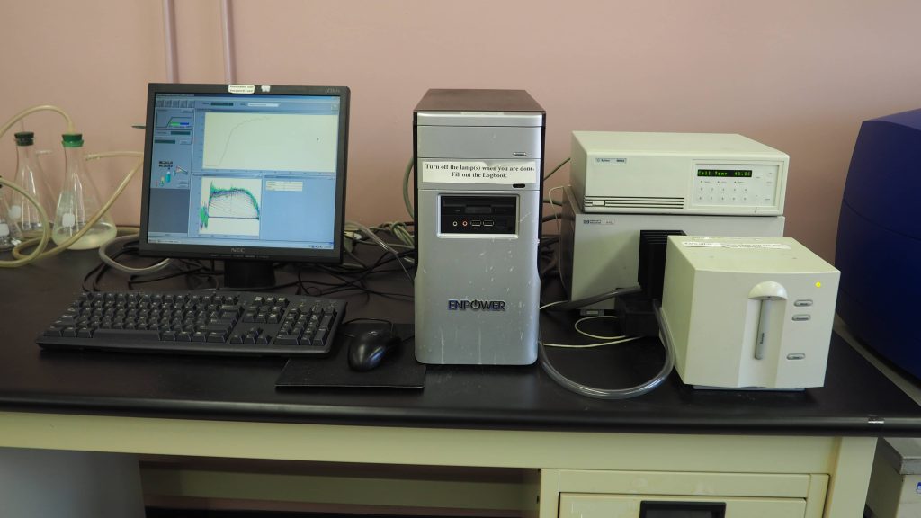 Hewlett-Packard UV-Vis Spectrometer
