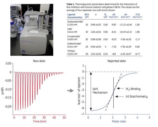 isothermal Isothermal Titration Calorimeter graph